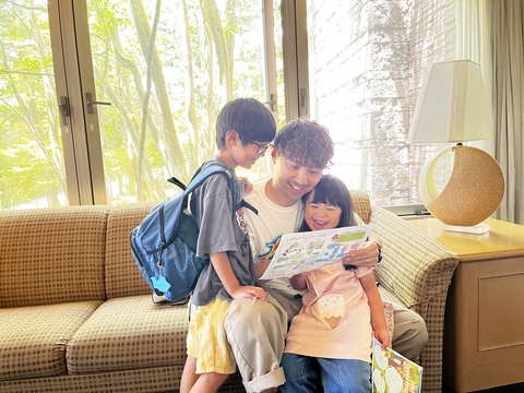 笑顔の木漏れ日