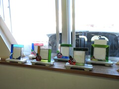 ステンドグラス写真たて(作品)